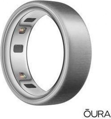 Oura Ring 4 Brushed Silver Size 12 (JZ90-54220-12)