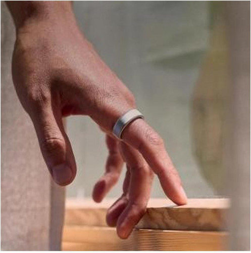 Oura Ring 4 Brushed Silver Size 12 (JZ90-54220-12)
