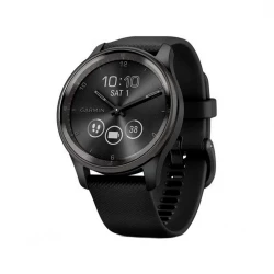 Garmin Vivomove Trend Slate S. Steel Bezel with Black Case and S. Band (010-02665-00)