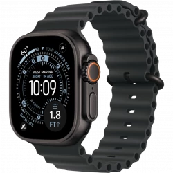 Apple Watch Ultra 3 GPS + Cellular 49mm Black Tit. Case w. Black Ocean Band (MF0J4) (New, без коробки)