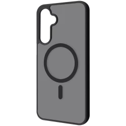 Чехол-накладка (силиконовый) Samsung Galaxy A57 WAVE Matte Color Case with Magnetic Ring Black