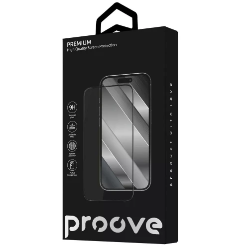 Защитное стекло Apple iPhone 17 Pro Proove Privacy Full Screen Black