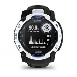 Garmin Instinct 3 50mm Solar Whitestone with Black Band (010-02935-03/43)