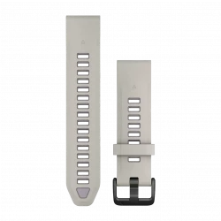 Garmin QuickFit 20 Watch Bands Silicone Fog Gray/Lavender (010-13391-03)