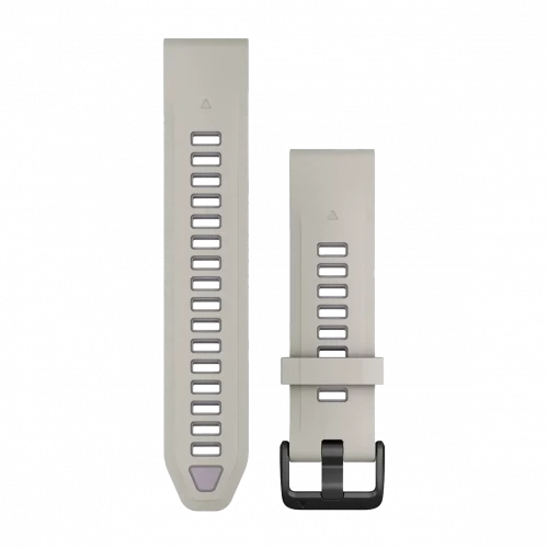 Garmin QuickFit 20 Watch Bands Silicone Fog Gray/Lavender (010-13391-03)