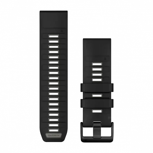 Garmin QuickFit 26 Watch Bands Silicone Black/Pebble Gray (010-13393-00)