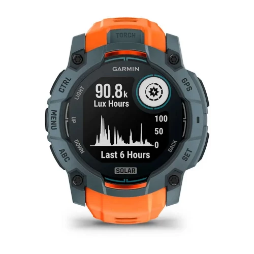 Garmin Instinct 3 50mm Solar Twilight with Solstice Band (010-02935-01/41)