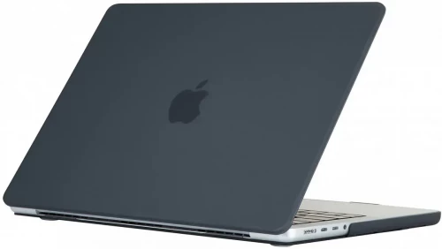 Чохол-накладка (пластиковий) Apple MacBook Pro 16,2" (A2780/A2991/A3403/A3186/A3428/A33429) HardShell Ultra-thin Crystal Case Black