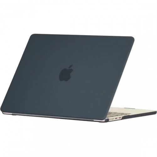 Чохол-накладка (пластиковий) Apple MacBook Air 15" (A2941/A3114/A3241/A3448) HardShell Ultra-thin Crystal Case Black