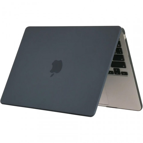 Чохол-накладка (пластиковий) Apple MacBook Air 15" (A2941/A3114/A3241/A3448) HardShell Ultra-thin Crystal Case Black