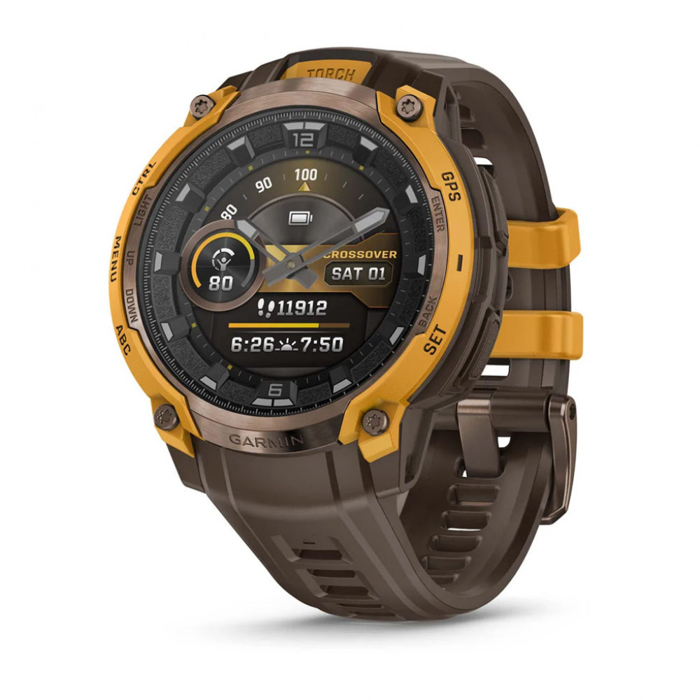 Garmin Instinct Crossover AMOLED Bronze/Sunburst (010-03398-01)