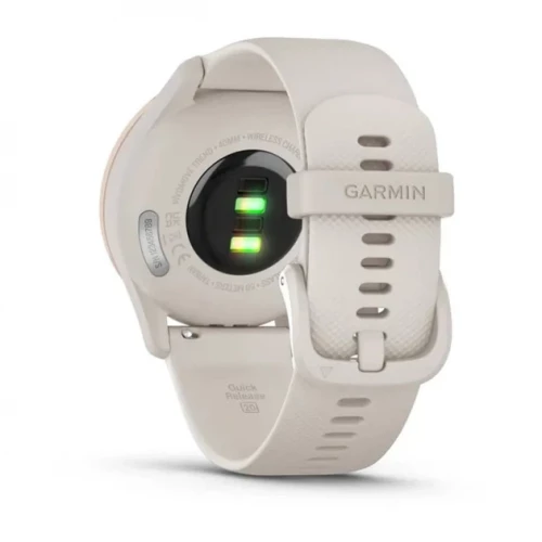 Garmin Vivomove Trend Peach Gold S. Steel Bezel w. Ivory Case and S. Band (010-02665-01)