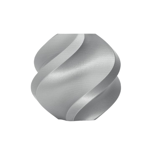 Філамент без котушки Bambu Lab PLA Basic 1kg Silver (10102)