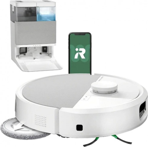 Робот-пилосос з вологим прибиранням iRobot Roomba Combo 505+ AutoWash dock White (N185240)