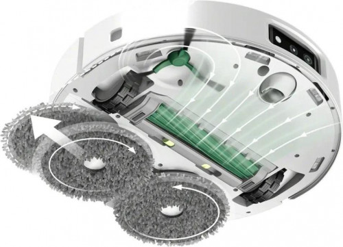 Робот-пилосос з вологим прибиранням iRobot Roomba Combo 505+ AutoWash dock White (N185240)