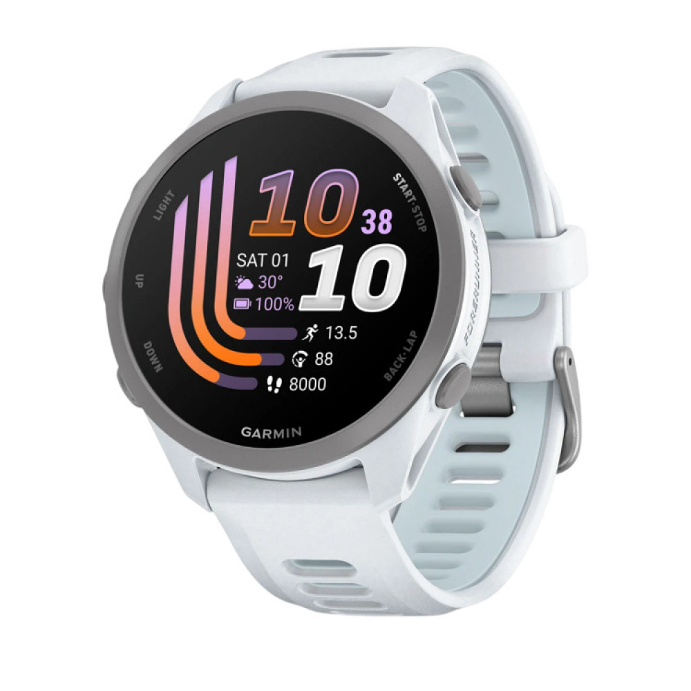 Garmin Forerunner 170 Whitestone with Whitestone/Cloud Blue Band (010-03920-01)