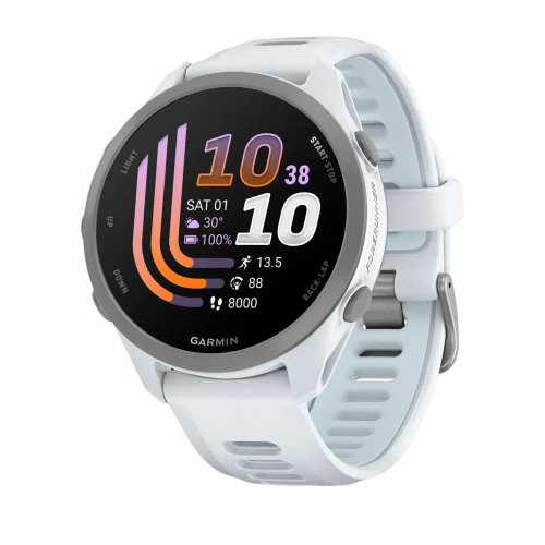 Garmin Forerunner 170 Music Whitestone with Whitestone/Cloud Blue Band (010-03920-11)