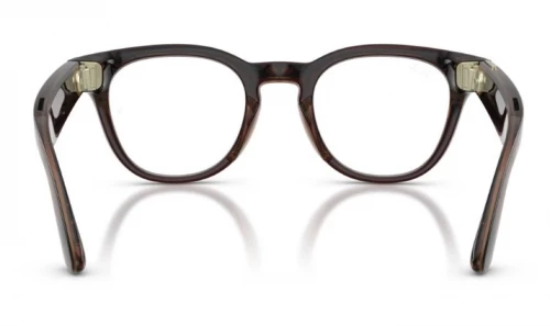 Ray-Ban Meta Scriber Optics Gen 2 - Transparent Umber Frame with Demo Lens (RW7002 8532 49-22)