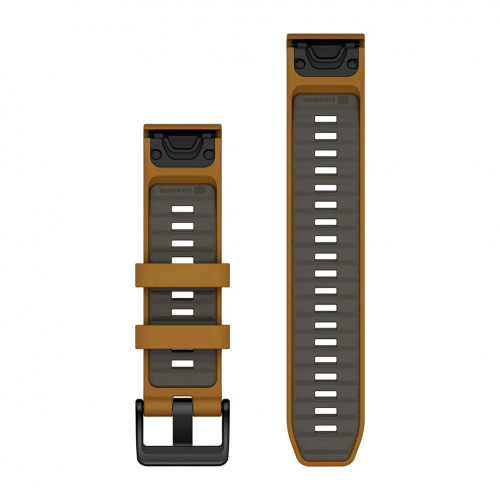 Garmin QuickFit 22 Watch Band Autumn/Pebble Gray Silicone (010-13392-03)