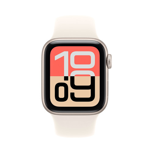 Apple Watch SE 3 GPS 40mm Starlight Alu. Case w. Starlight S. Band - S/M (MEH34) (New, без коробки)