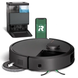 Робот-пылесос с функцией влажной уборки iRobot Roomba Combo 505+ AutoWash dock Black (N185040)