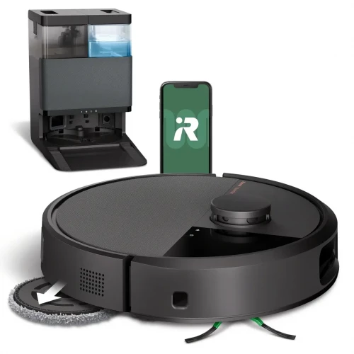 Робот-пылесос с функцией влажной уборки iRobot Roomba Combo 505+ AutoWash dock Black (N185040)