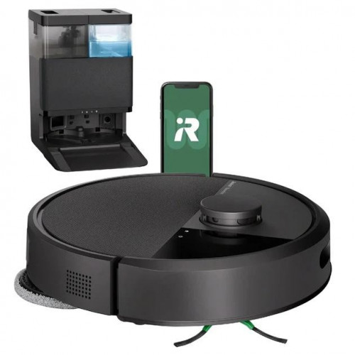 Робот-пылесос с функцией влажной уборки iRobot Roomba Combo 405+ AutoWash dock Black (G185040)