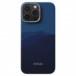 Чехол-накладка (карбоновый) Apple iPhone 16 Pro Max Pitaka Edge Ultra-Slim Case with PitaTap Over The Horizon (KI1606POTH)