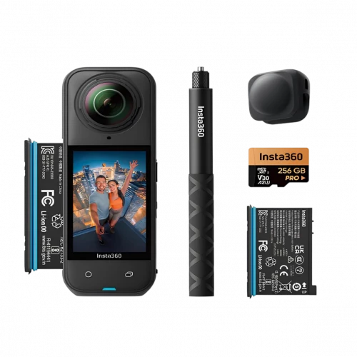 Insta360 X5 Costco Adventure Bundle Midnight Black (CINSAAHA-X530)