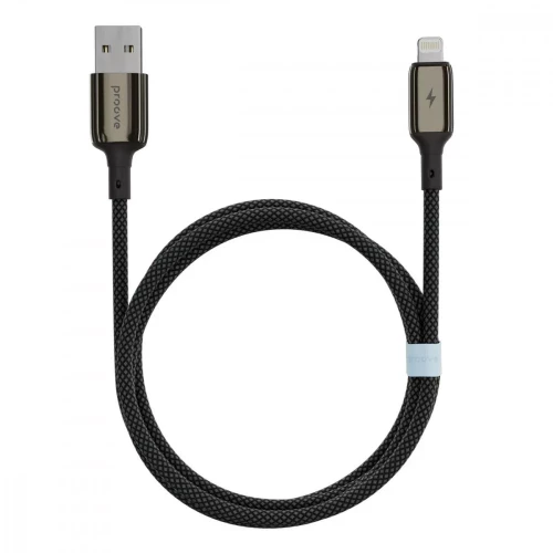 Proove Dense Metal USB to Lightning 2.4A 1m Black (CCDM20001101)