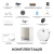 Робот-пылесос с функцией влажной уборки Dreame X60 Ultra Complete White (RLX87DE-wh)