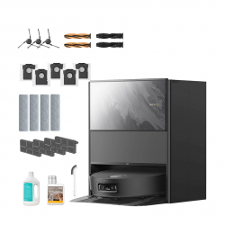 Робот-пылесос с функцией влажной уборки Dreame Aqua 10 Ultra Track Complete Black (RLR81CE-1-BL)