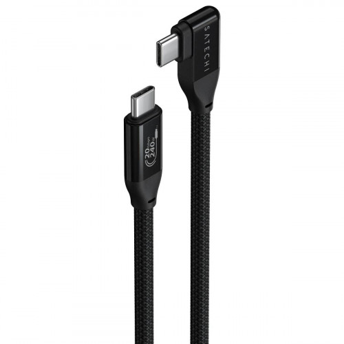 Satechi Right-Angle USB-C to USB-C Data and Charge Cable 1м (AP-YCR100K)