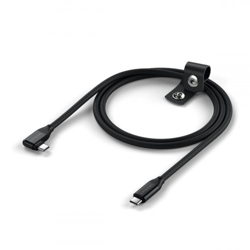 Satechi Right-Angle USB-C to USB-C Data and Charge Cable 1м (AP-YCR100K)