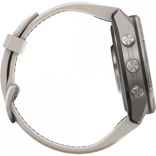 Garmin Fenix 9 Pro inReach 43mm Titanium with Fog Gray/Dark Sandstone Silicone Band (010-04335-80/81)
