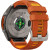 Garmin Fenix 9 Pro inReach 51mm Titanium with Autumn Orange/Spark Orange Silicone Band (010-04337-00/01)