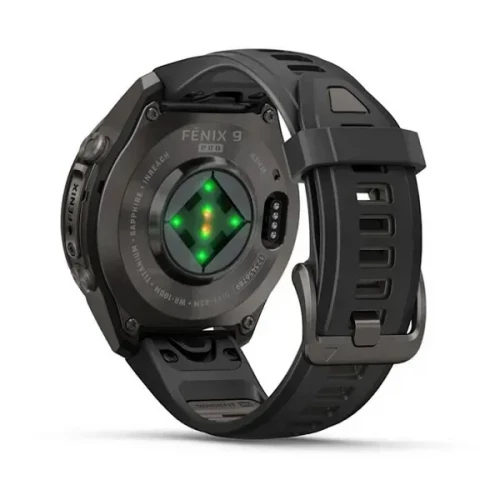 Garmin Fenix 9 Pro inReach 43mm Carbon Gray DLC Titanium w. Black/Pebble Gray Silicone B. (010-04335-10/11)