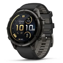 Garmin Fenix 9 Pro inReach 47mm Carbon Gray DLC Titanium w. Black/Pebble Gray Silicone B. (010-04336-10/11)