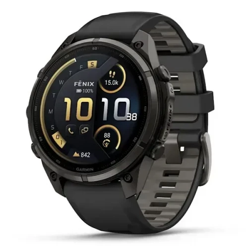 Garmin Fenix 9 Pro inReach 47mm Carbon Gray DLC Titanium w. Black/Pebble Gray Silicone B. (010-04336-10/11)