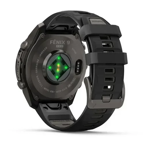Garmin Fenix 9 Pro inReach 47mm Carbon Gray DLC Titanium w. Black/Pebble Gray Silicone B. (010-04336-10/11)
