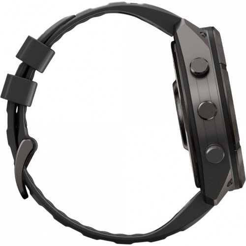 Garmin Fenix 9 Pro inReach 51mm Carbon Gray DLC Titanium w. Black/Pebble Gray Silicone B. (010-04337-10/11)