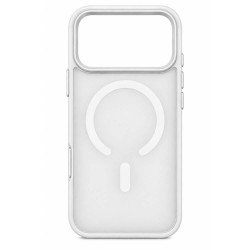 Чехол-накладка (силиконовый) Apple iPhone 18 Pro/17 Pro Monblan Magnetic Matte Series White
