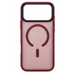 Чехол-накладка (силиконовый) Apple iPhone 18 Pro/17 Pro Monblan Magnetic Matte Series Dark Cherry