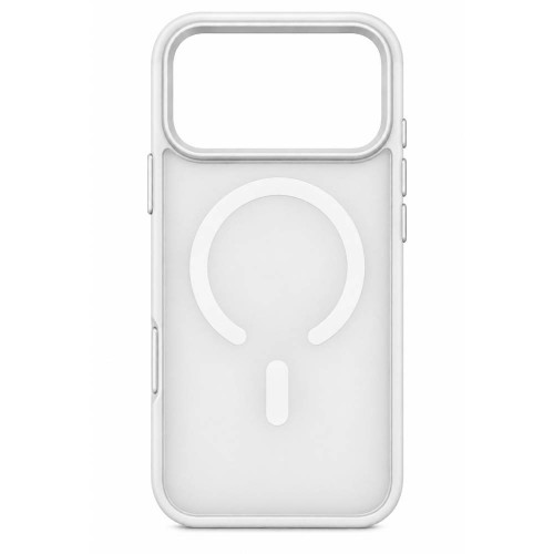 Чехол-накладка (силиконовый) Apple iPhone 18 Pro Max/17 Pro Max Monblan Magnetic Matte Series White