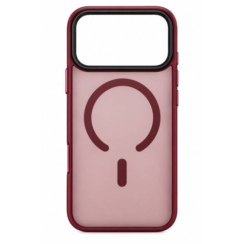 Чехол-накладка (силиконовый) Apple iPhone 18 Pro Max/17 Pro Max Monblan Magnetic Matte Series Dark Cherry