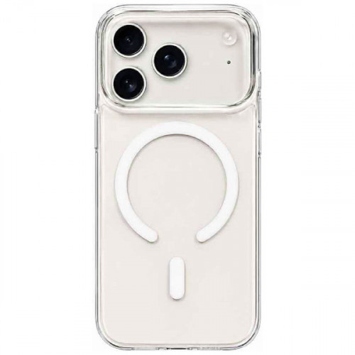Чехол-накладка (силиконовый) Apple iPhone 18 Pro Max/17 Pro Max Monblan Magnetic Crystal Series Transparent