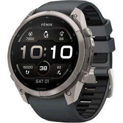 Garmin Fenix 9 Pro 51mm Titanium with Graphite/Black Silicone Band (010-04337-25/26)