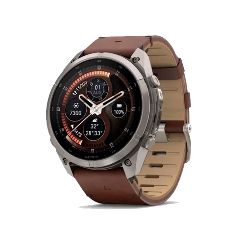 Garmin Fenix 9 Pro inReach 51mm Titanium with Walnut Leather Band (010-04337-40/41)