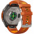 Garmin Fenix 9 Pro 47mm Titanium with Autumn Orange/Spark Orange Silicone Band (010-04336-05/06)