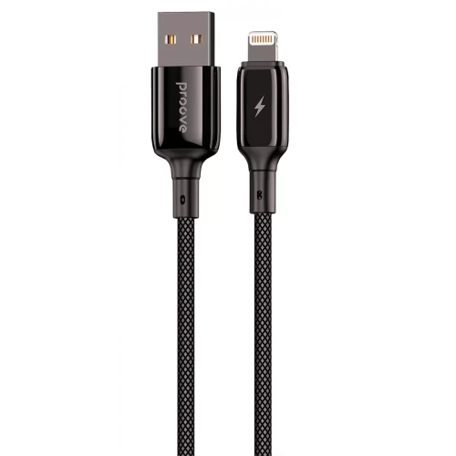 Proove Dense Metal USB to Lightning 2.4A 2m Black (CCDM20001121)